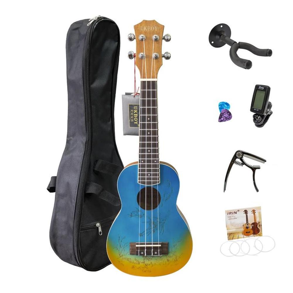 Pack Ukelele Ukboy Pn-012s Soprano Celeste Mar