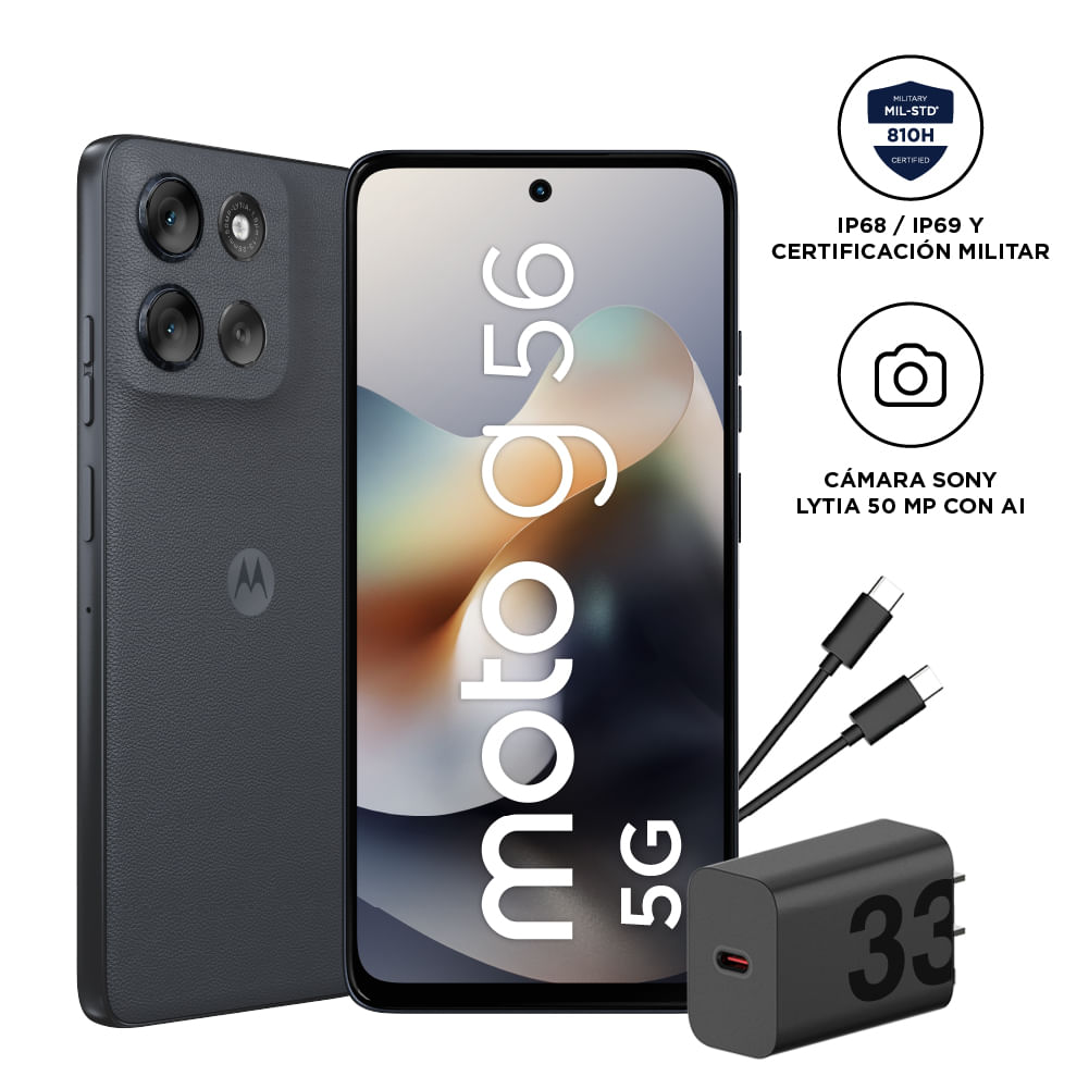 Celular Moto G56 8 + 256GB Azul Marino
