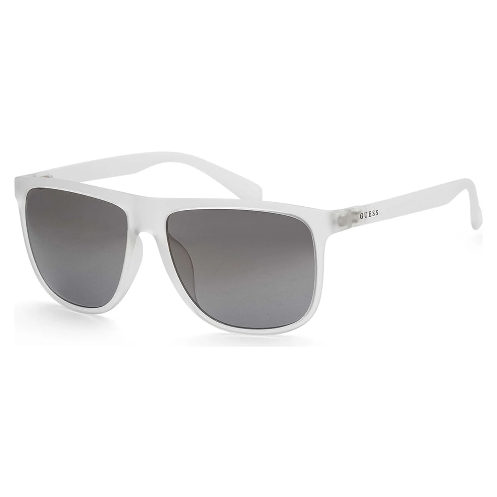 Lentes de Sol Guess para Hombre GF0270-26B Blanco Transparente Mate