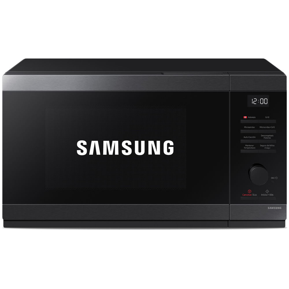 Horno Microondas Cheff Samsung con Grill Dorador 32L Negro MG32DG4524AGPE Horno Microondas Cheff Samsung con Grill Dorador 32L Negro MG32DG4524AGPE