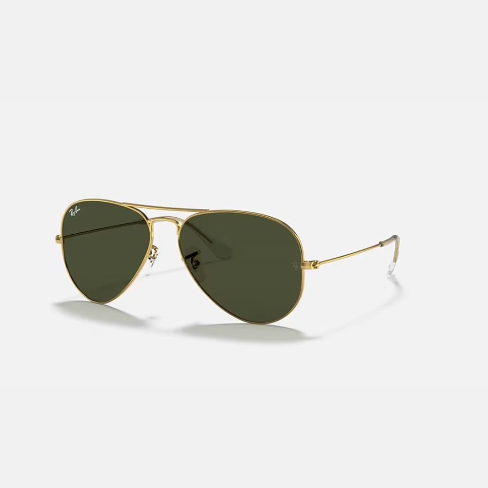LENTES DE SOL RAYBAN AVIATOR RB3025 / COLOR: DORADO - NEGRO