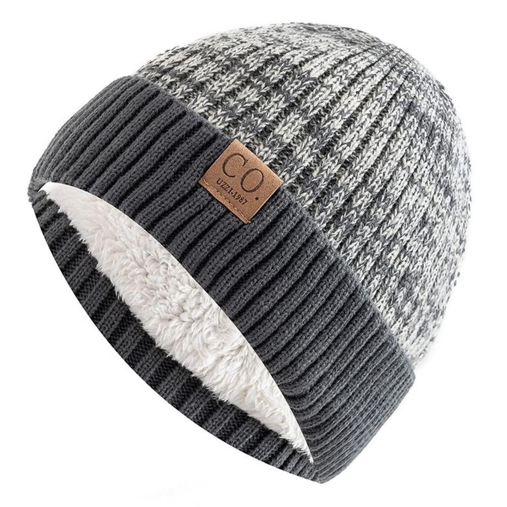 Beanie Unisex Flint Abrigador Gris con peluche interno
