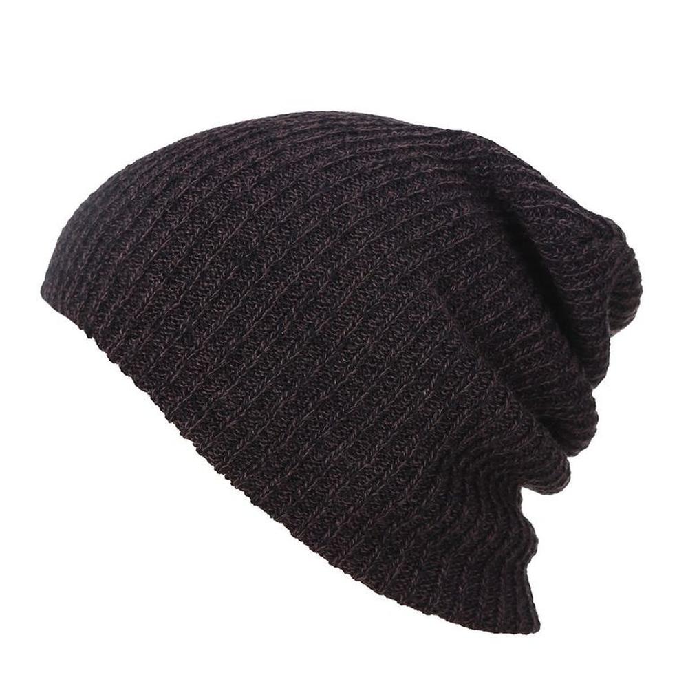 Beanie Jaspeado Clásico Unisex  - Marrón