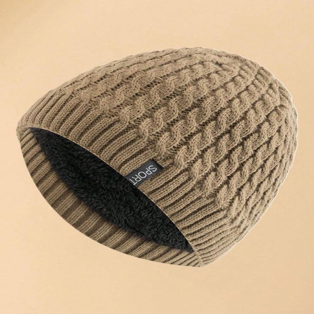 Beanie Gorro Nordic Unisex Trenzado - Khaki