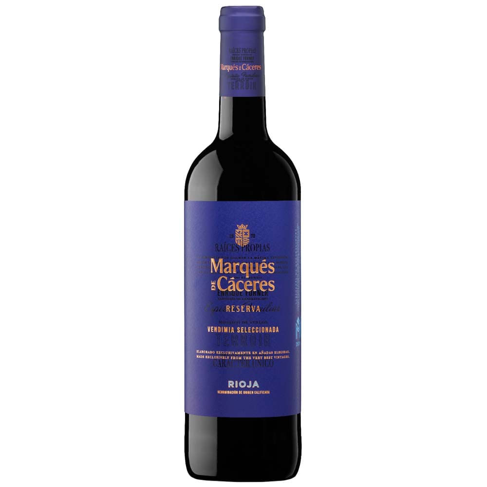 Vino Tinto MARQUÉS DE CÁCERES Rioja Reserva Botella 750ml Vino Tinto MARQUÉS DE CÁCERES Rioja Reserva Botella 750ml