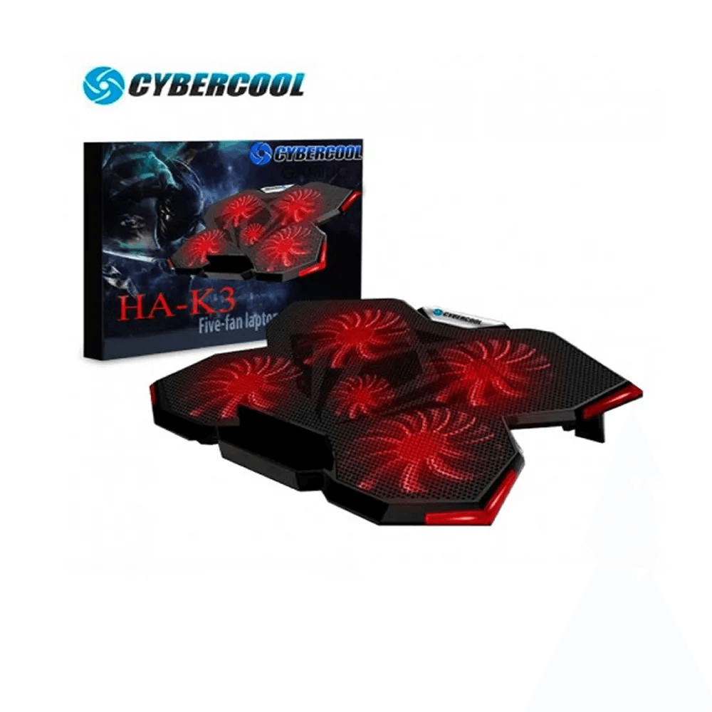 COOLER LAPTOP CYBERCOOL HA-K3 ROJO