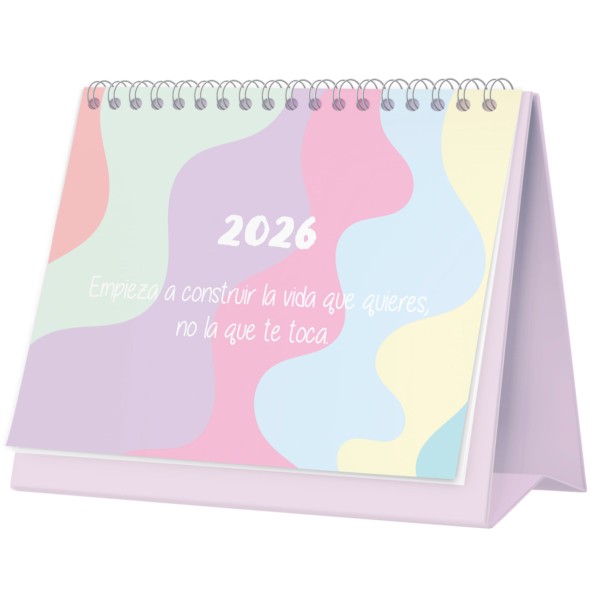 Calendario 2026 escritorio pastel DGNOTTAS