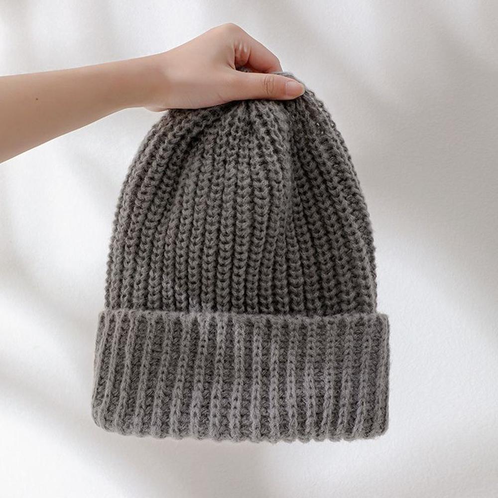 Beanie Shantall Gris oscuro - Chullo Gorro Mujer Estilo Holgado