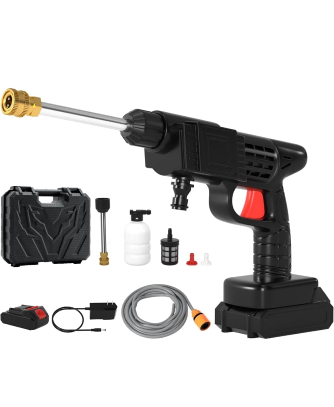 Pistola Hidrolavadora 120V Inalambrica Pulverizador Potente de Auto Camioneta Motos SUV y mas