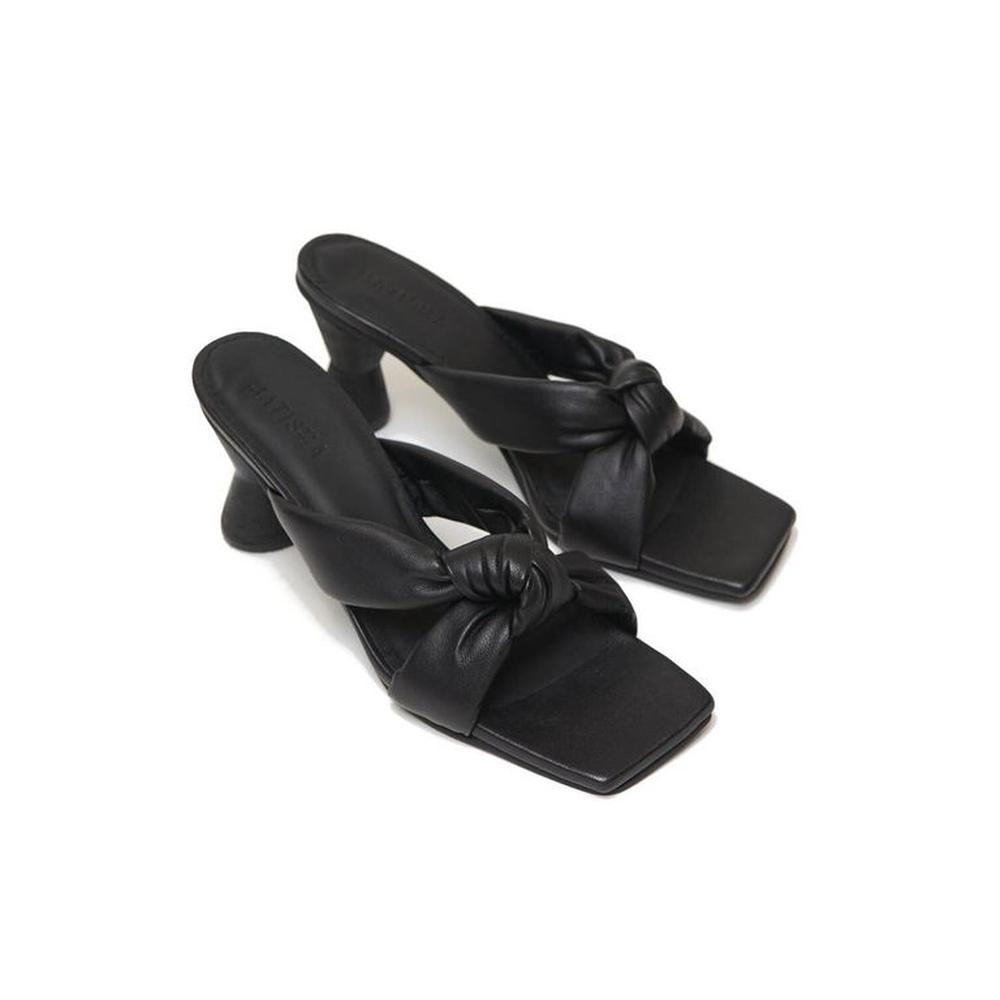 Sandalias Con Taco Para Mujer Matisma Astra Negro. 37 Negro