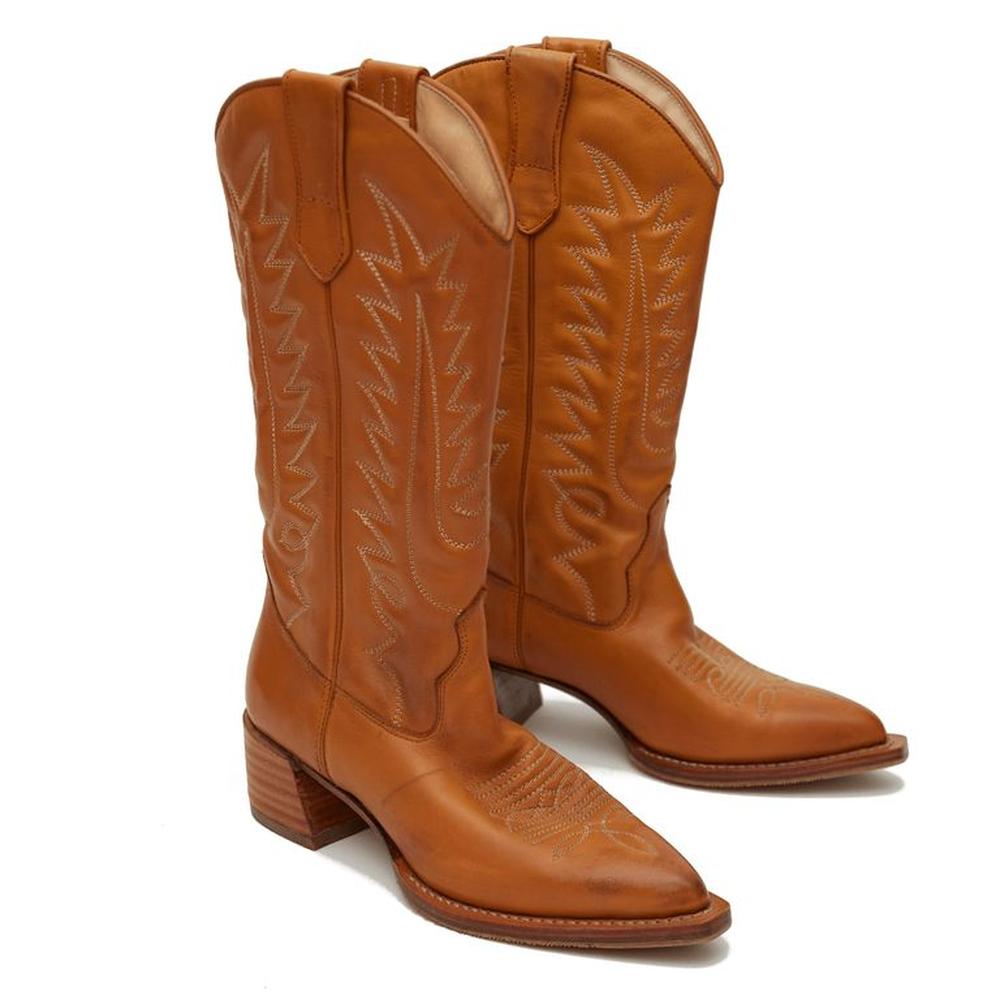 Botas Vaqueras Para Mujer Matisma Dakota Camel 36 Camel