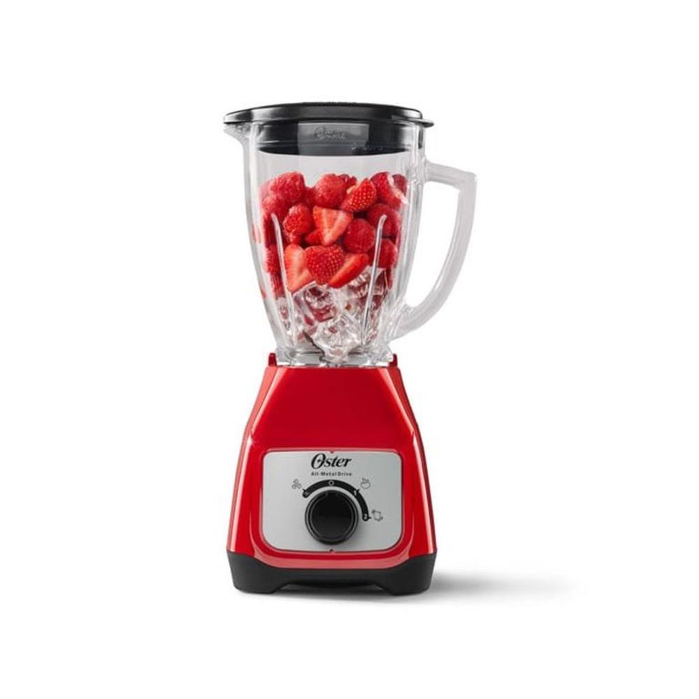 LICUADORA OSTER ROJA VASO DE VIDRIO BLSTKAG RRD 053