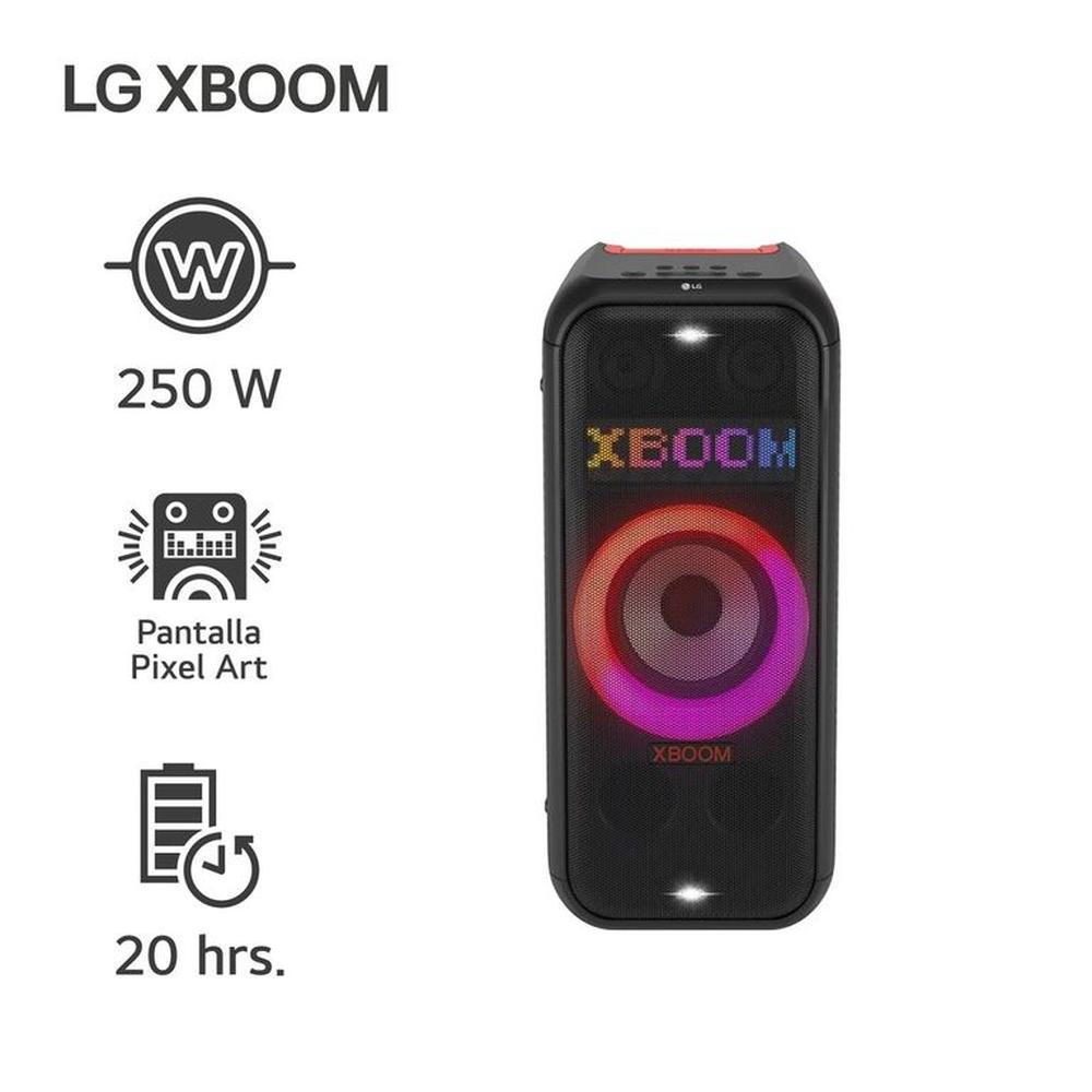 Parlante XBOOM XL7S 250W Bluetooth IPX4 Pixel Art Black LG XL7S