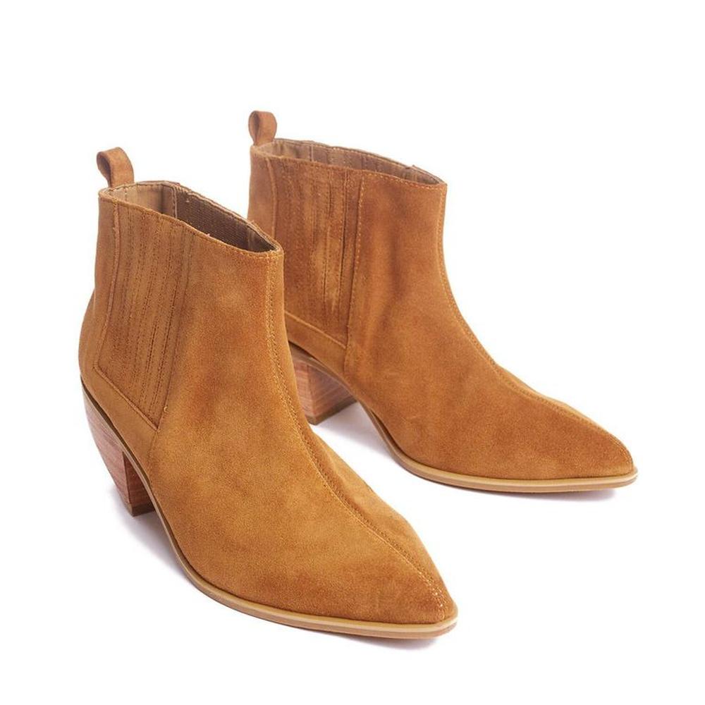 Botines Para Mujer Matisma Venecia Camel 38 Camel
