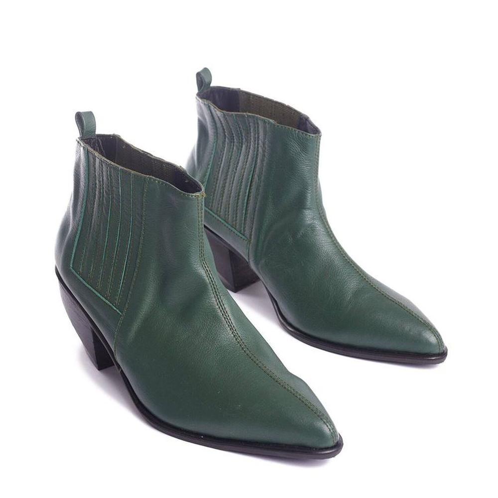 Botines Para Mujer Matisma Venecia Verde 38.5 Verde