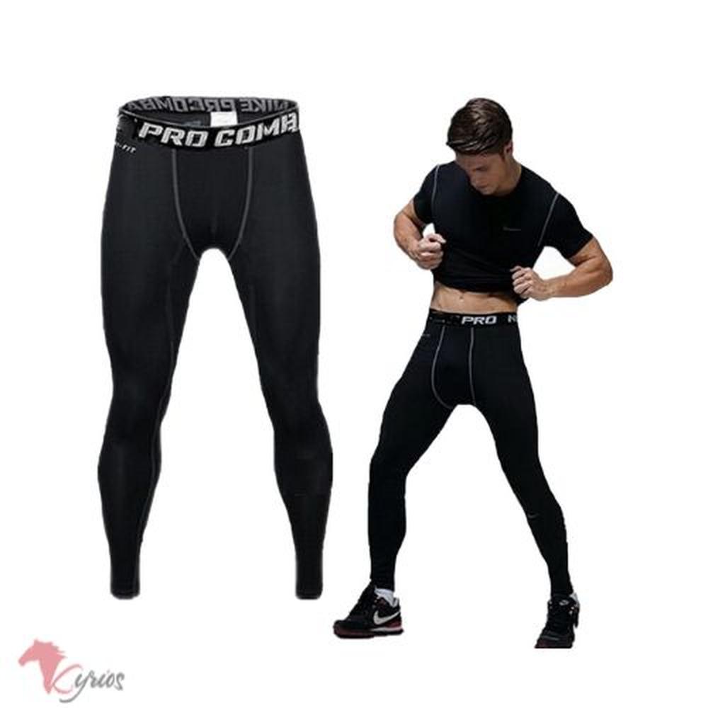Pantalón Licra Leggin Malla Hombre Negro