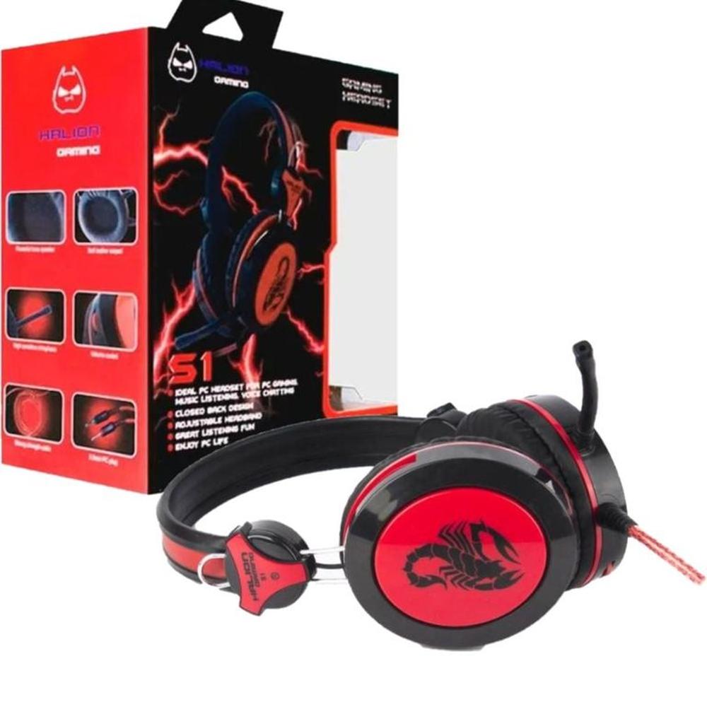 Auricular Gamer - S1 Scorpion Rojo