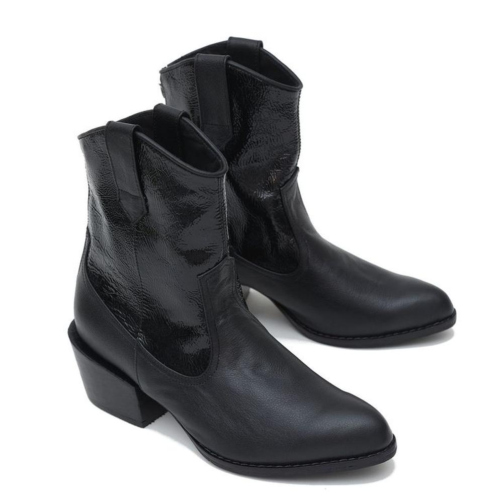 Botines Para Mujer Matisma Luz Negro 36 Negro
