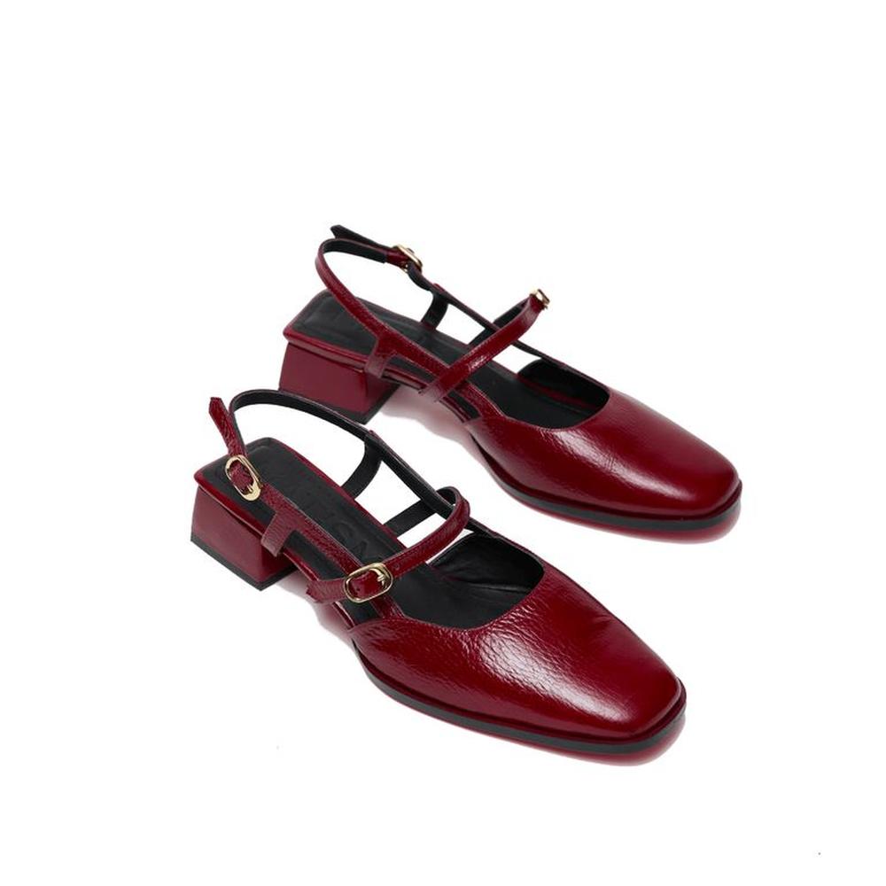 Loafers Para Mujer Matisma Bianca Rojo 37 Rojo