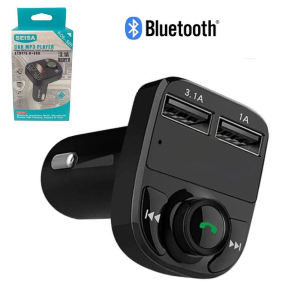 Adaptador Transmisor Bluetooth para Auto Cargador Receptor