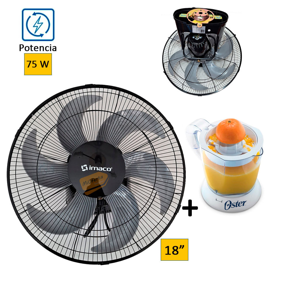 Ventilador de Techo Orbital Imaco OCF7919 mas Exprimidor FPSTJU407 Oster