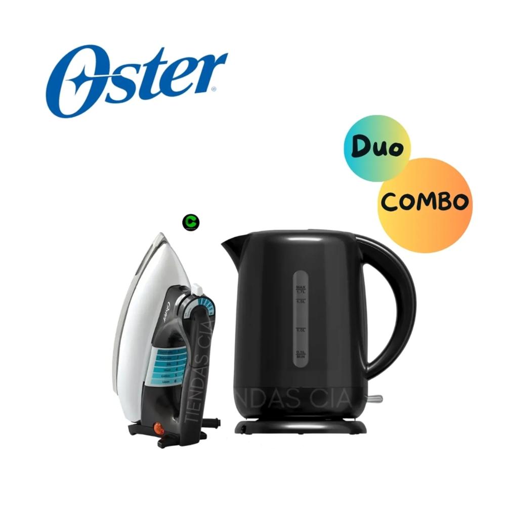 Combo Oster Plancha GCSTBV4119 y Hervidor BVSTKT3101
