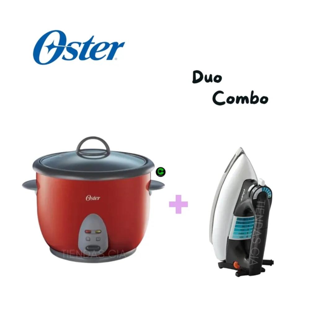 Combo Oster Olla Arrocera CKSTRC1700R y Plancha GCSTBV4119