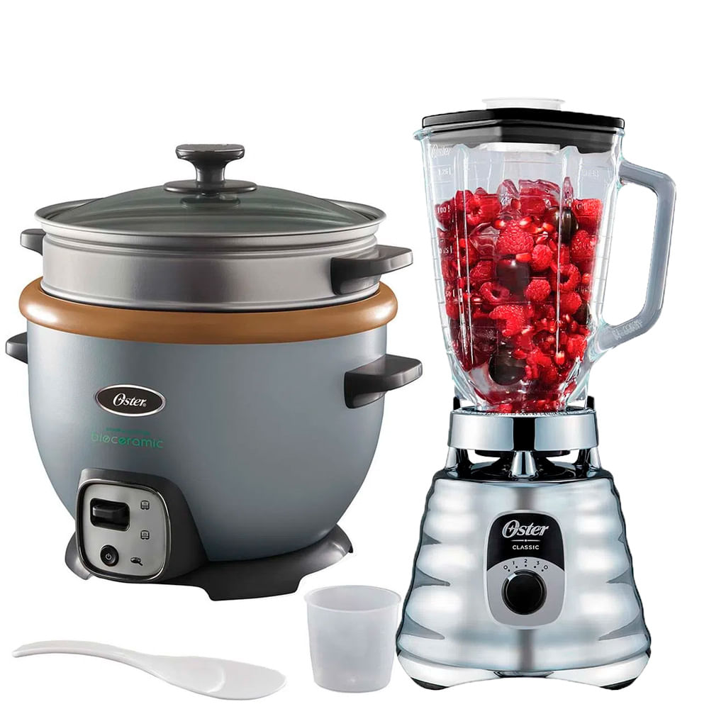 Kit Licuadora clasica 4655 Oster mas Arrocera multiusos de 1.8 Lt.