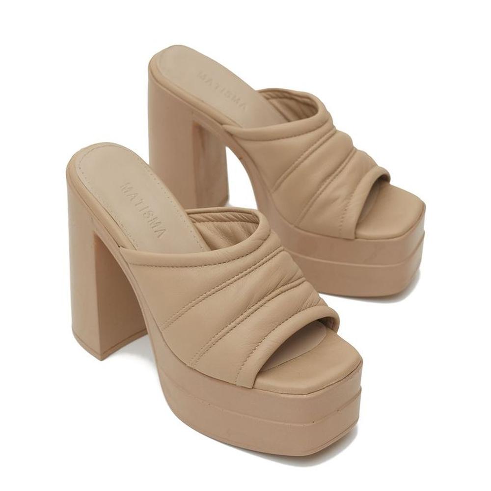 Tacos Para Mujer Matisma Ada Beige 40 Beige
