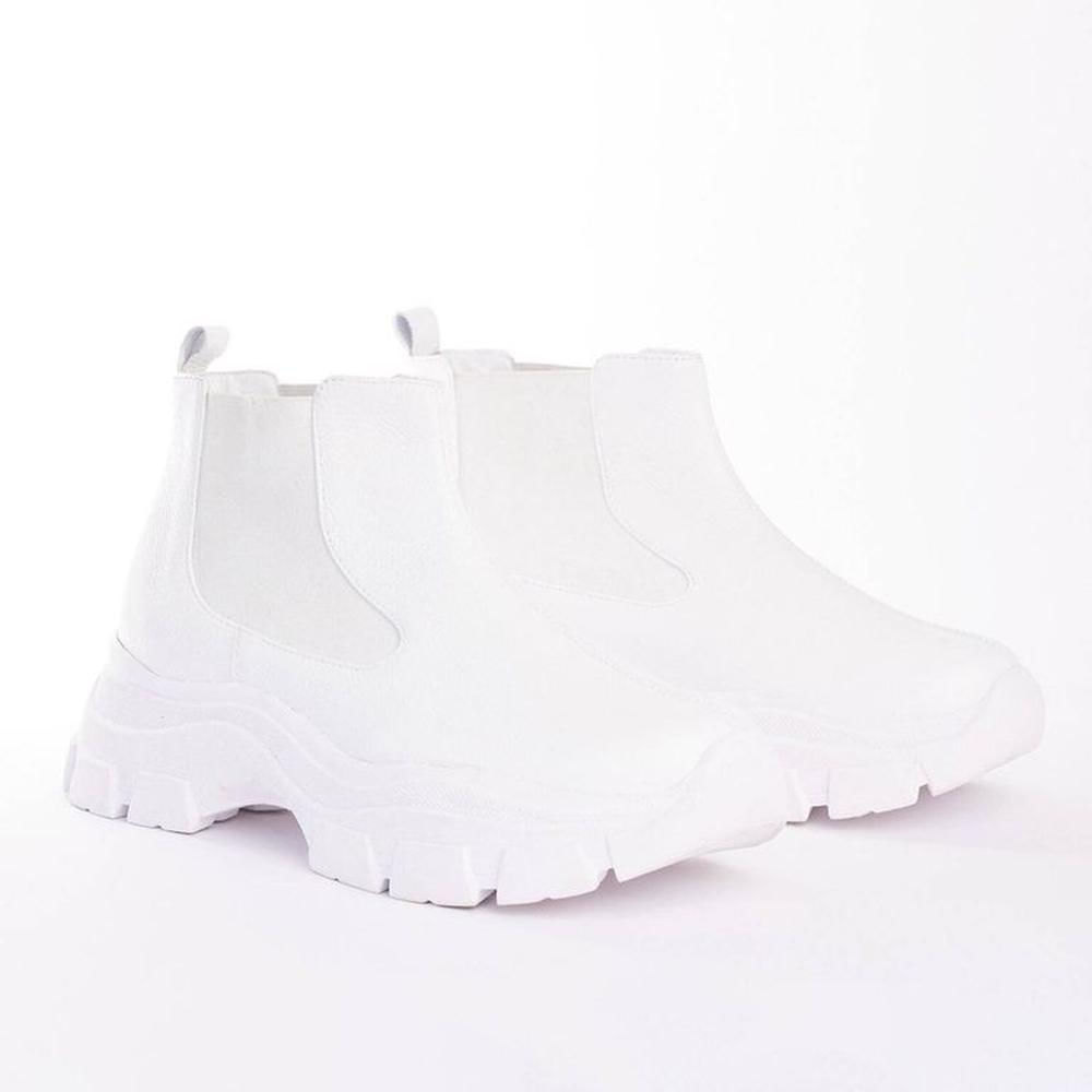 Botines Chunky Para Mujer Matisma Greta Blanco 35 Blanco