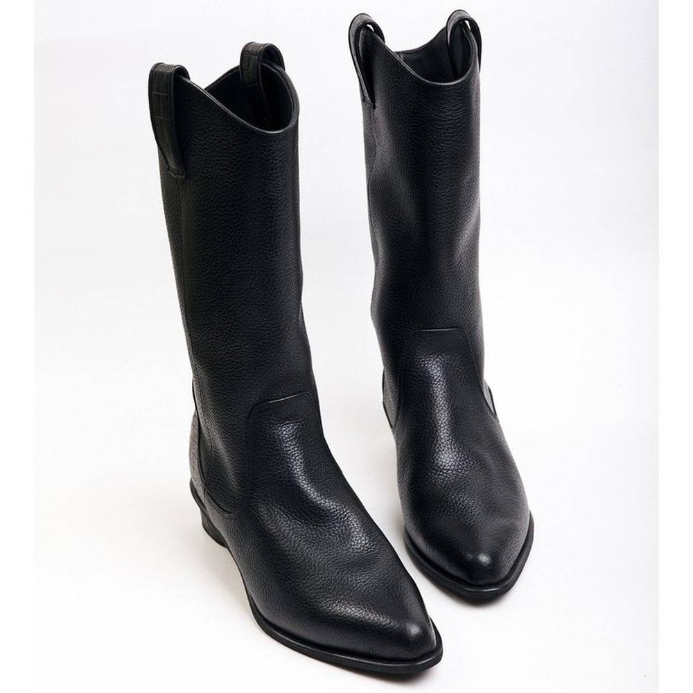 Botas Vaqueras Para Mujer Dallas Negro 40 Negro