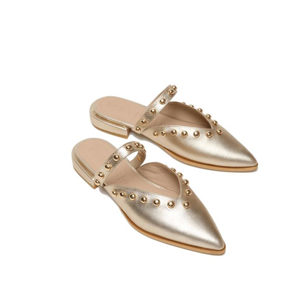 Mules Para Mujer Matisma Aylin Dorado 36 Dorado