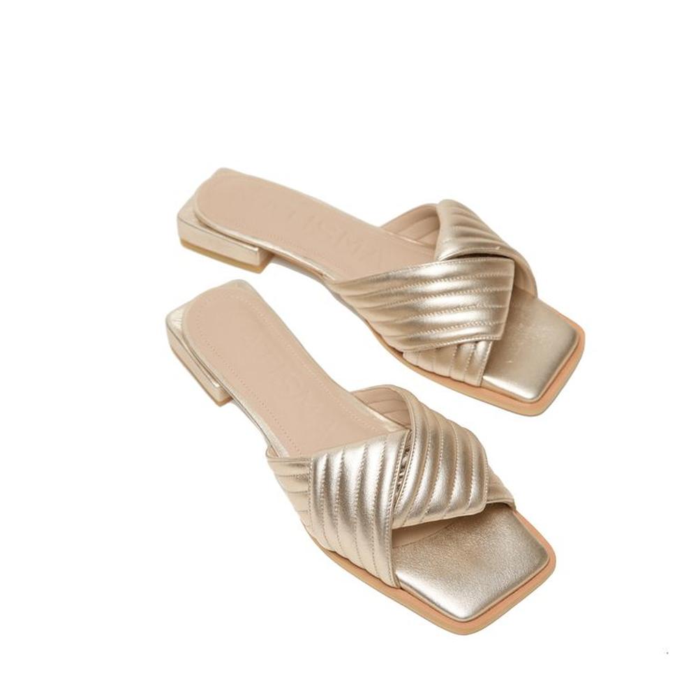 Sandalias Para Mujer Matisma Larissa Dorado 38 Dorado