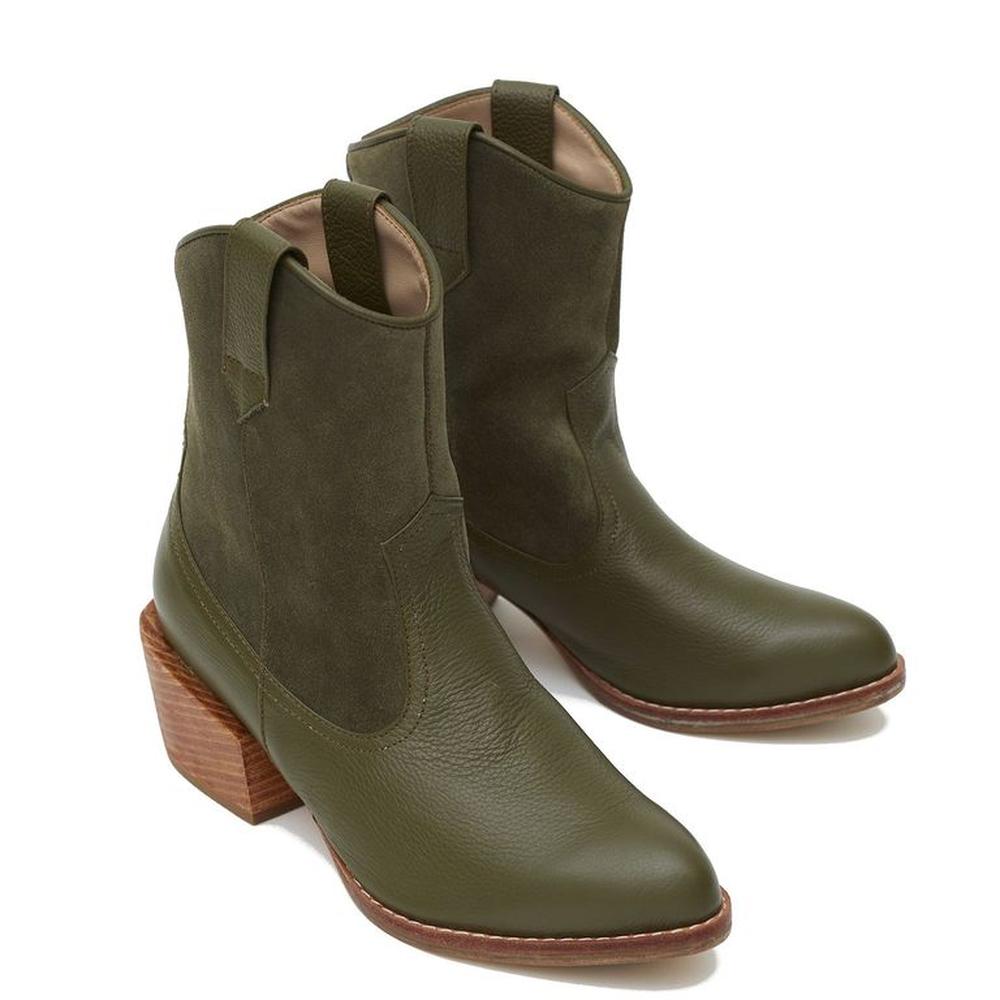 Botines Para Mujer Matisma Luz Verde 36 Verde