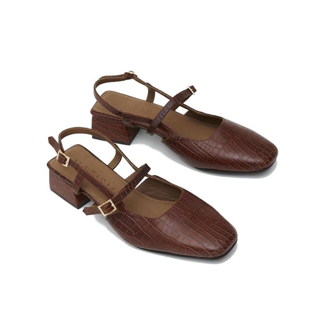 Loafers Para Mujer Matisma Alana Marrón 39 Marron