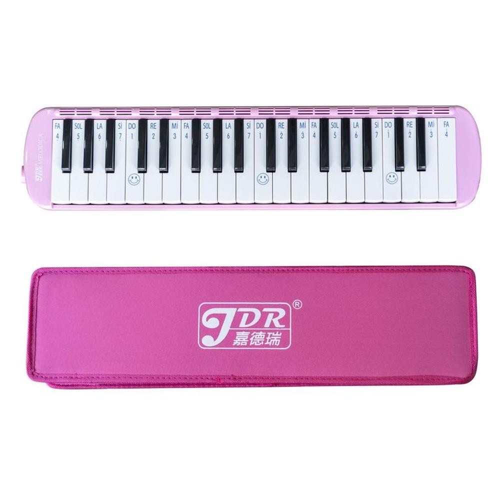 Melódica 37 teclas JDR MM37 PK Rosa.