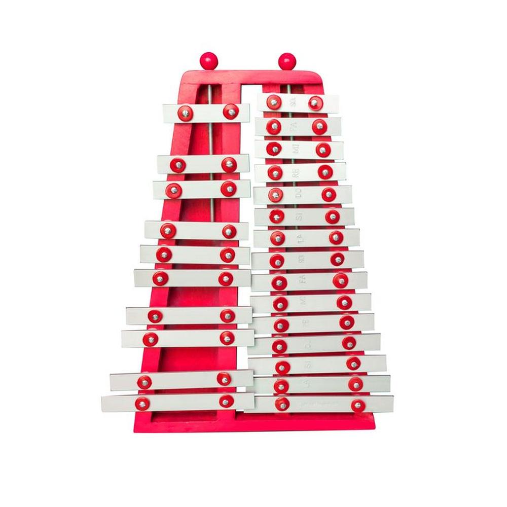 Xilófono Cromático de 25 notas Venturi Rojo