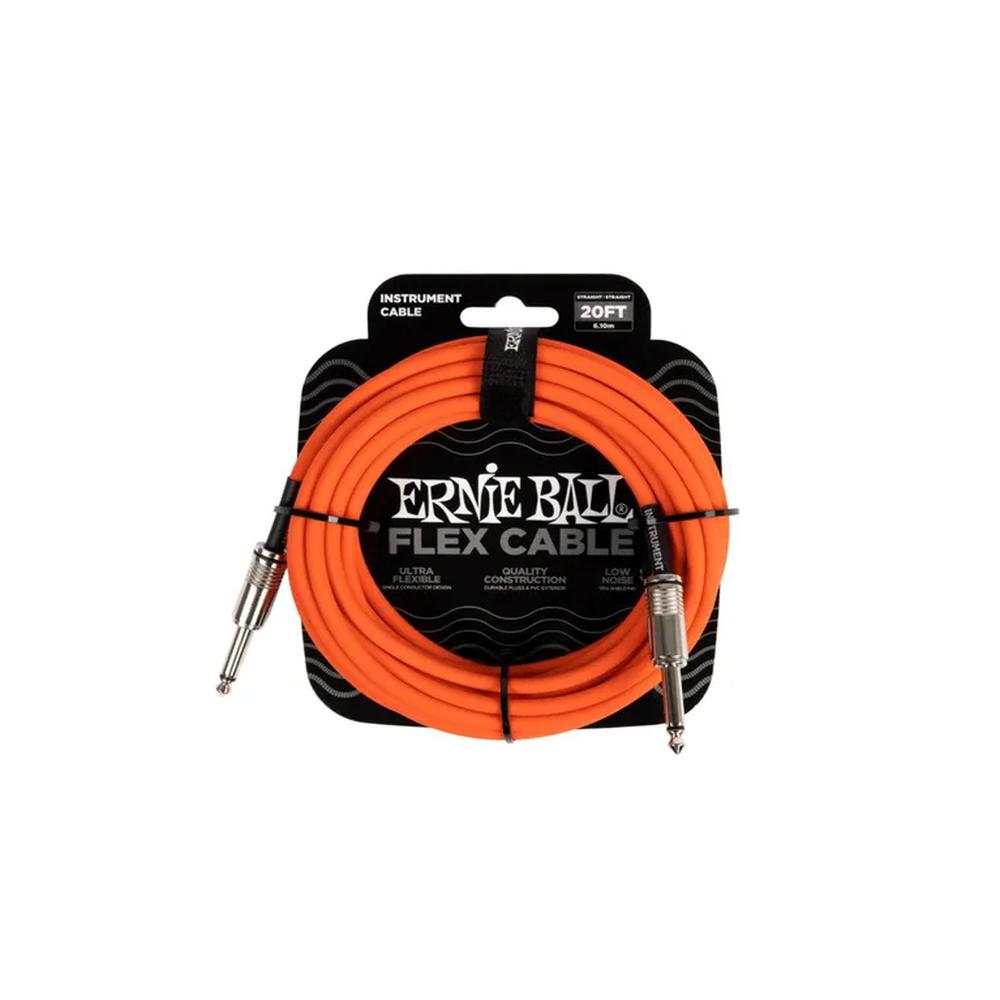 Cable Ernie Ball Flex Anaranjado 6,1 m P06421