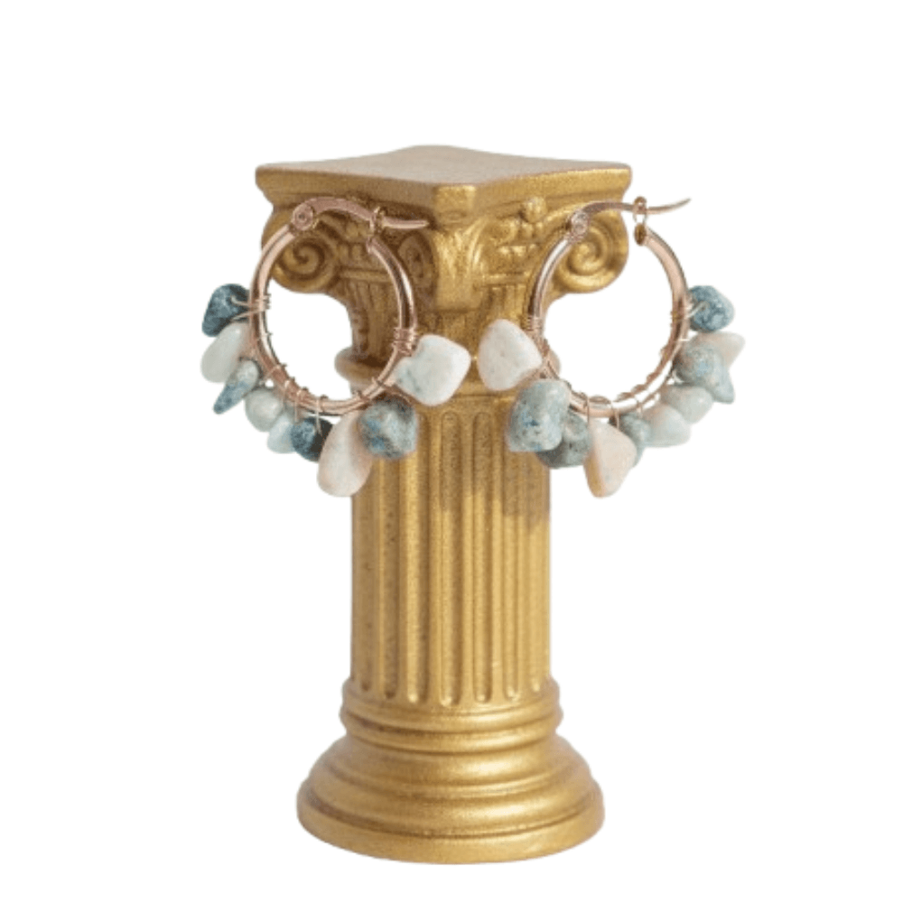 Aretes de Argolla Hit Mujer Verde