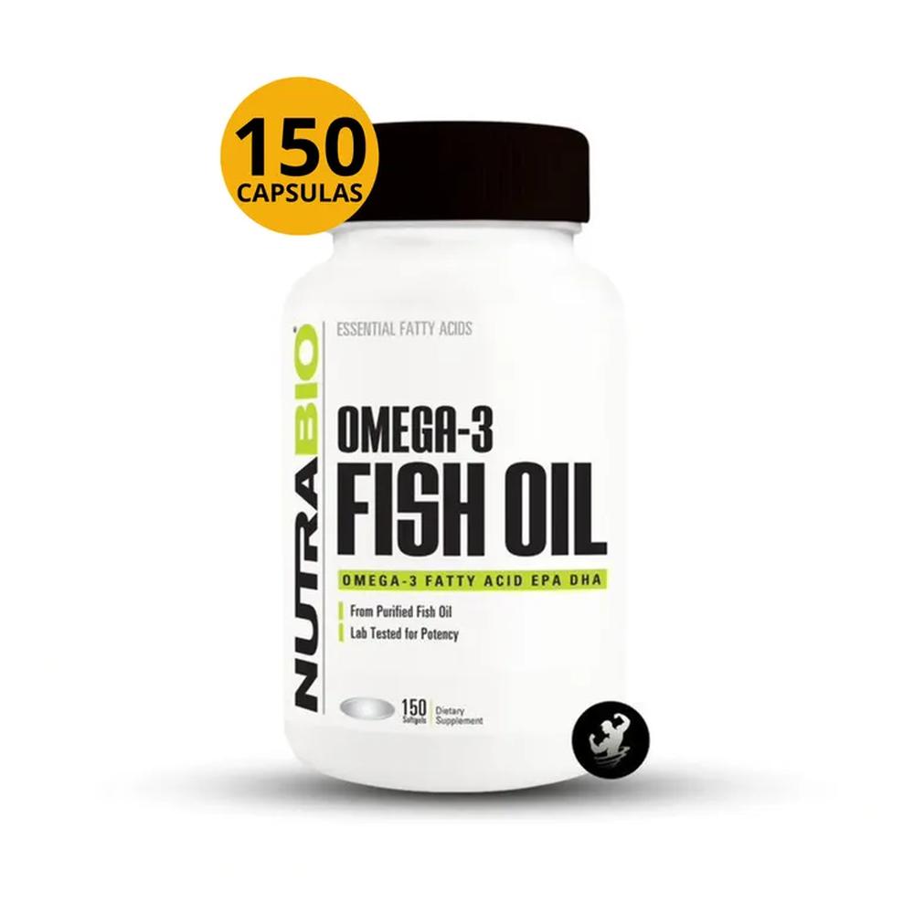 FISH OIL OMEGA 3 NUTRABIO - 150 SOFTGELS