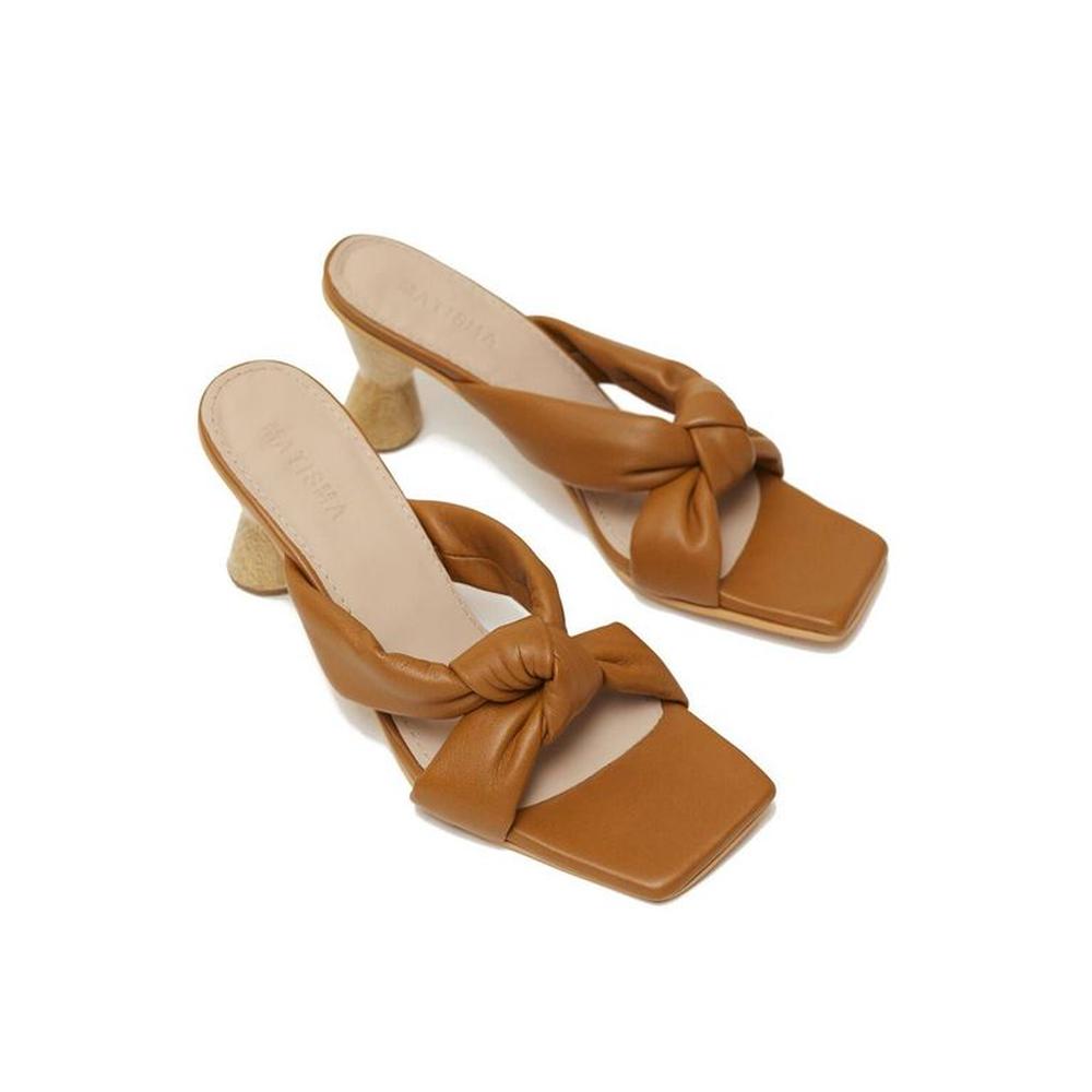 Sandalias Con Taco Para Mujer Matisma Astra Camel. 39 Camel