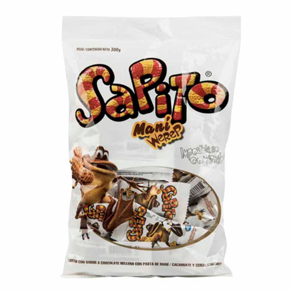 Chocolate SAPITO Bolsa 300g Chocolate SAPITO Bolsa 300g