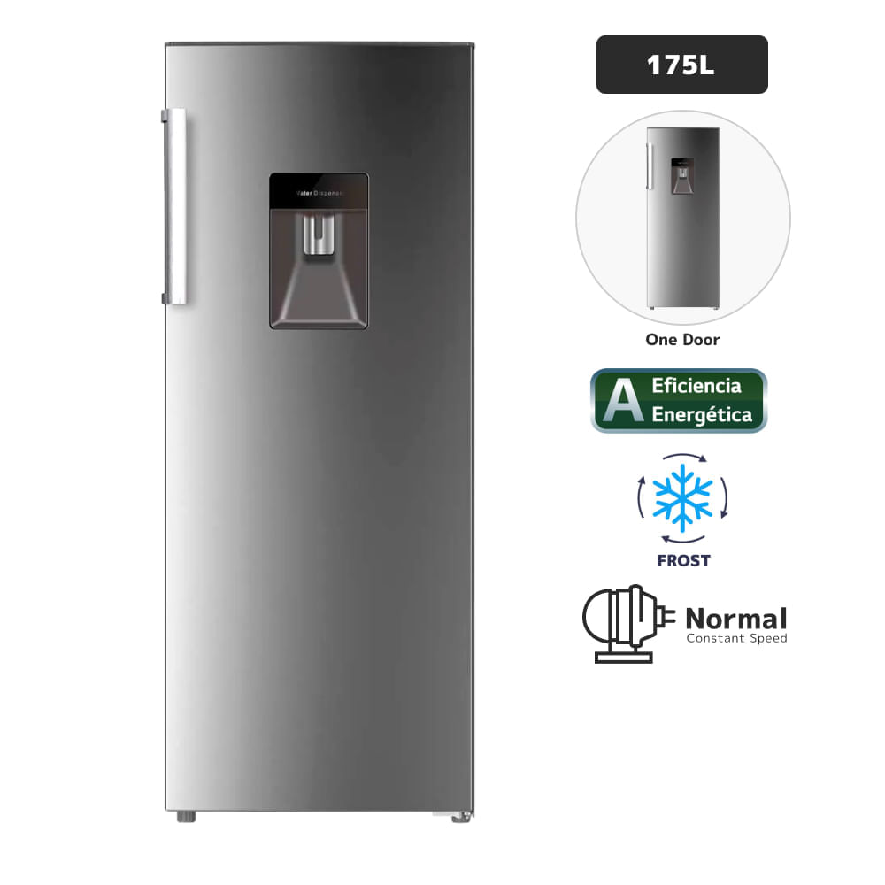Refrigerador BLACKLINE 175L Frost 1PD Inox Refrigerador BLACKLINE 175L Frost 1PD Inox