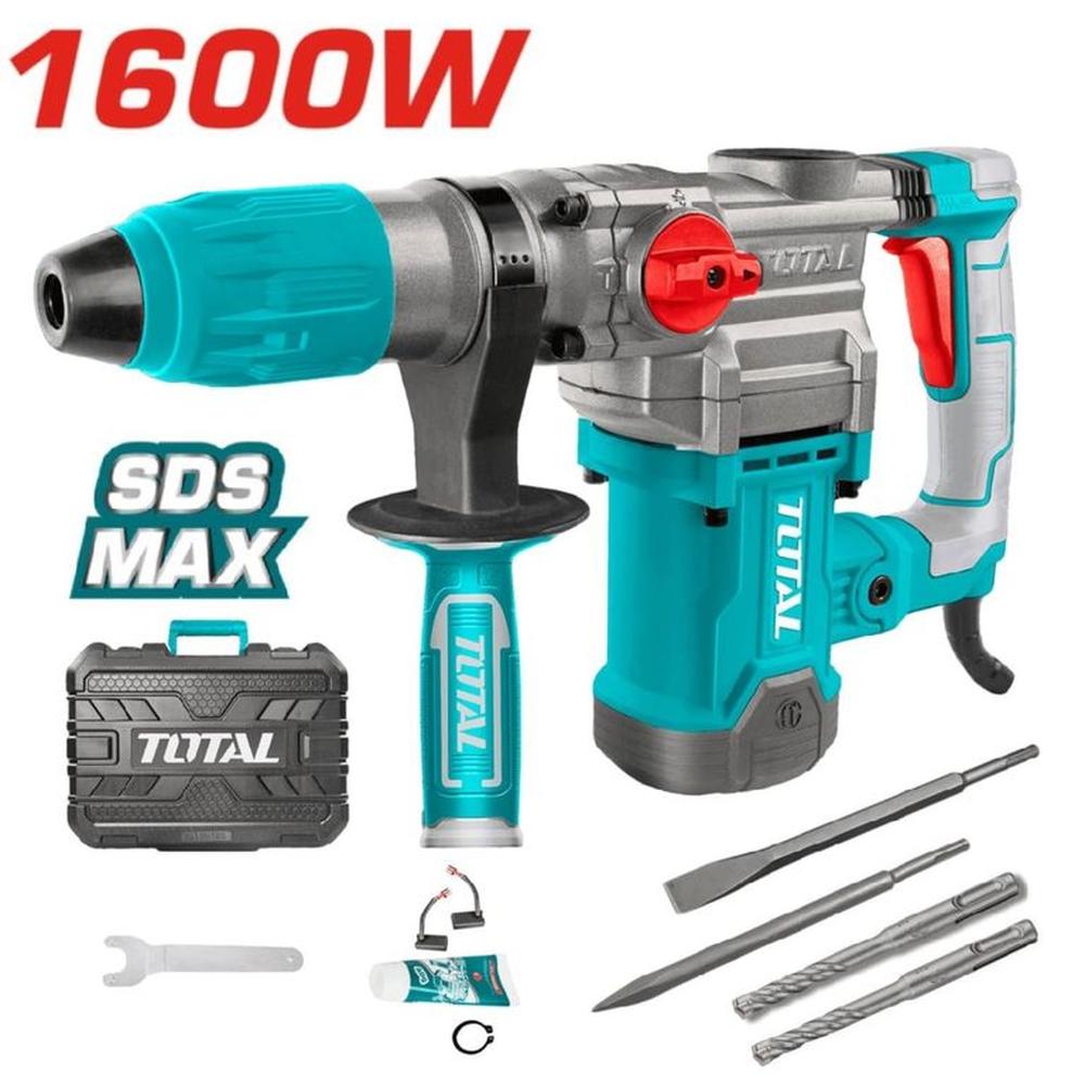 Rotomartillo Sds Max Industrial 1600w 10 Joules 40mm Total - TH1163855