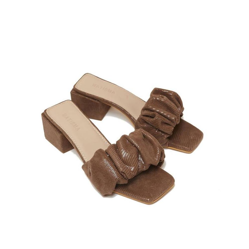 Sandalias Con Taco Para Mujer Matisma Tara Topo 39 Topo