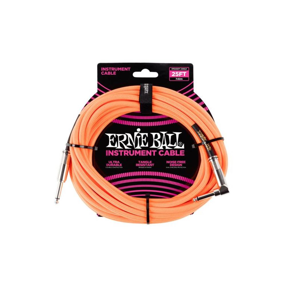Cable Ernie Ball Neon Anaranjado 7m P06067