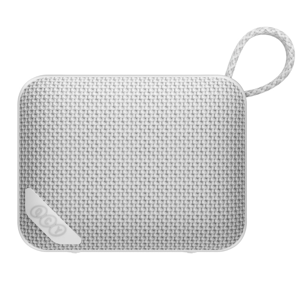 Altavoz Qcy Sp2 5w Color Blanco Bluetooth 5.3, Luces Rgb, Batería 17h