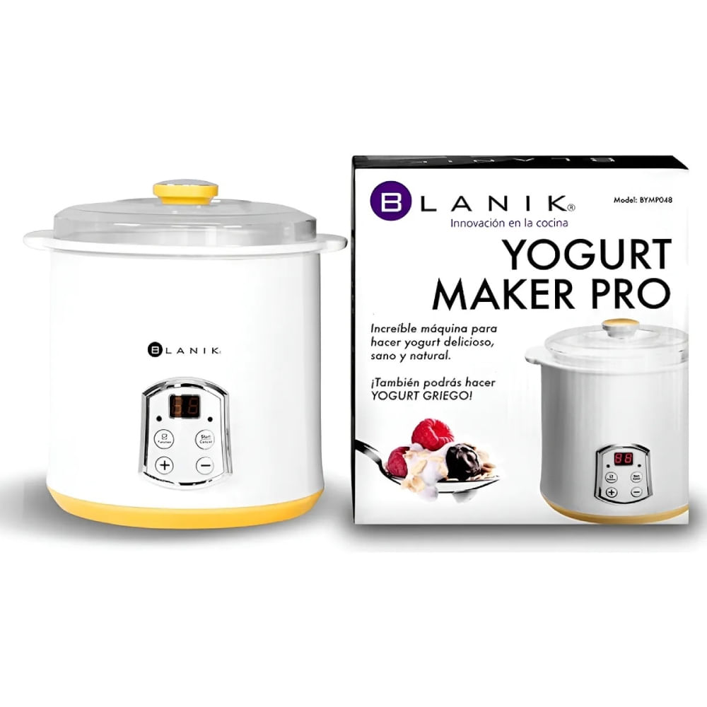 Maquina Para Hacer Yogurt Maker Pro Blanik BYMP048