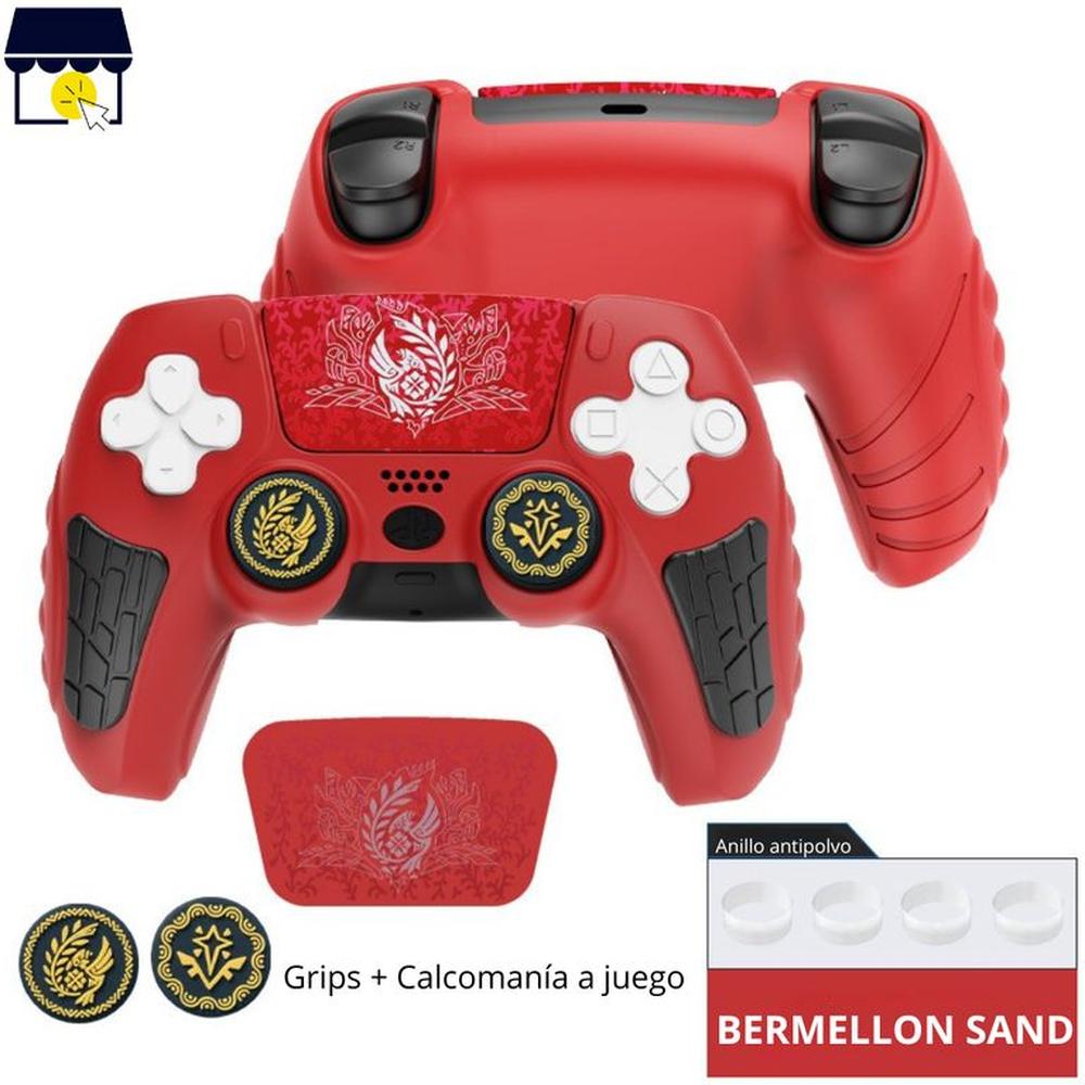 Funda protector para mando dualsense PS5 - Bermellon red