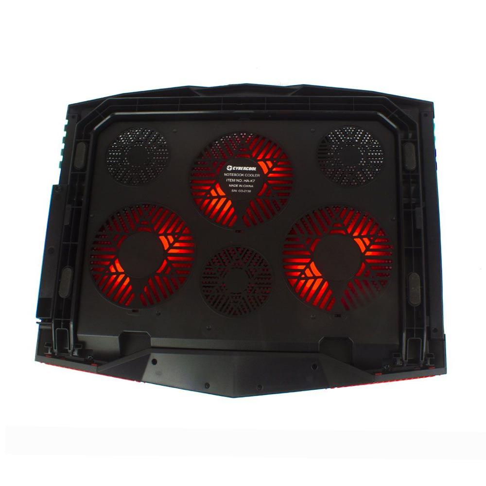 COOLER LAPTOP CYBERCOOL HA-K7 RGB DISPLAY